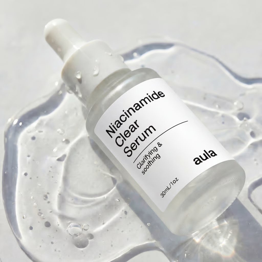 Niacinamide Clear Serum on clear gel
