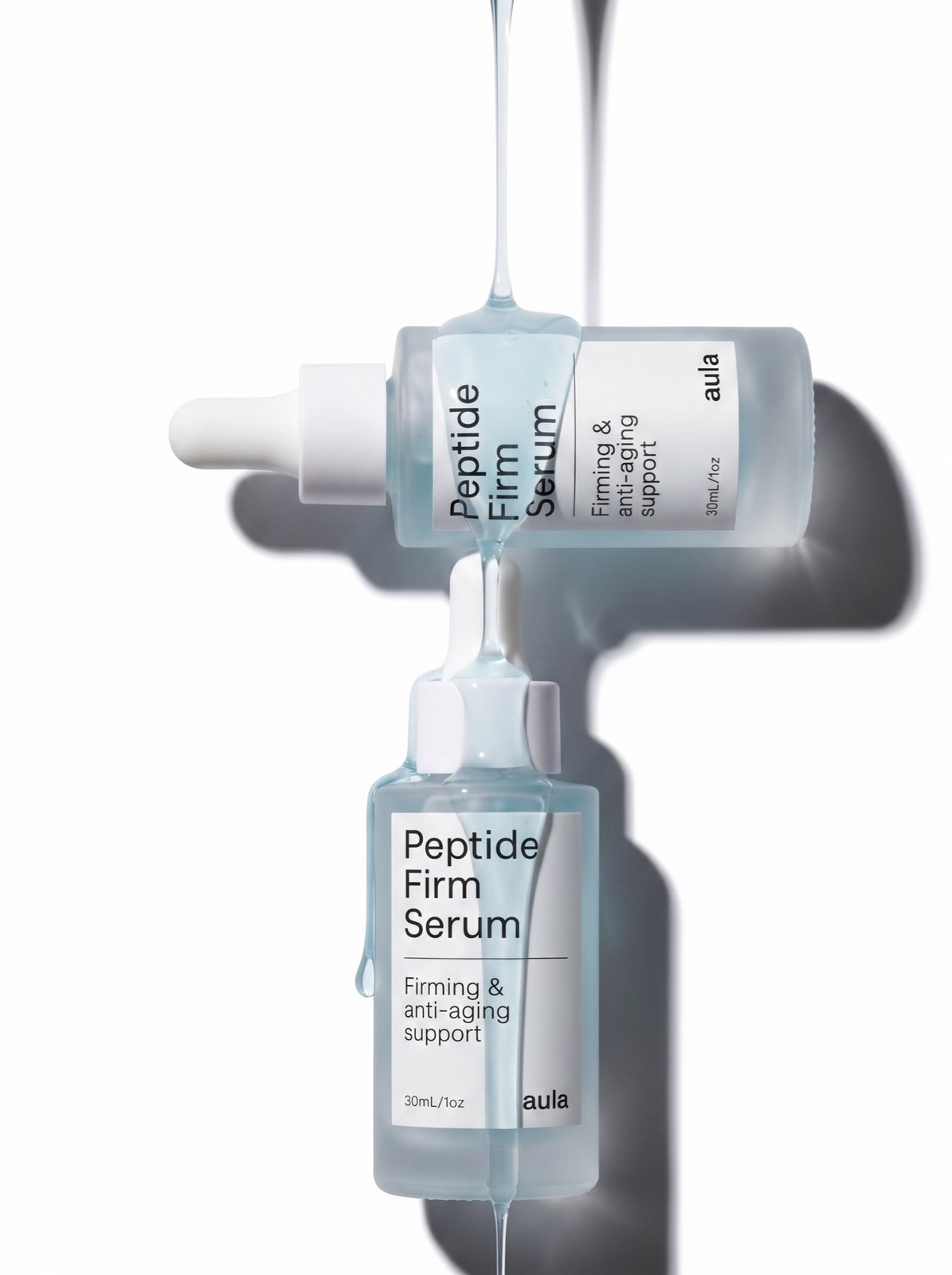 Peptide Firm Serum blue serum pour